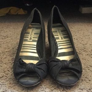 black American Eagle wedges women's 7